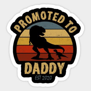 promoted to daddy 2020 co Sticker